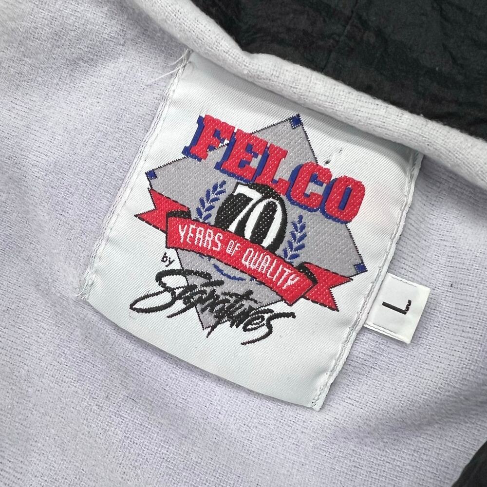 Vintage 90s Colorado Rockies Felco Lined Hooded Windbreaker Jacket Baseball MLB - Picture 2 of 9